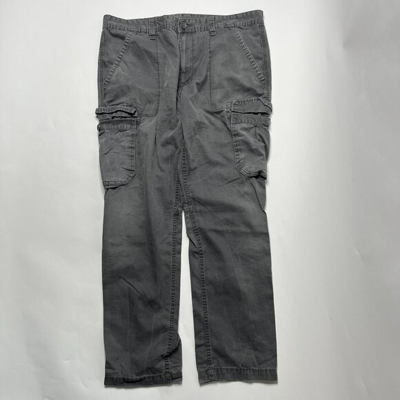 True Religion Cargo Pants USED Size 38 Gray - Picture 1 of 4